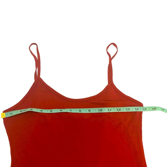 Mariarello Rust Red Adjustable Dress Sleep Dress Coverup or Dress Liner, Size S - Picture 5 of 9